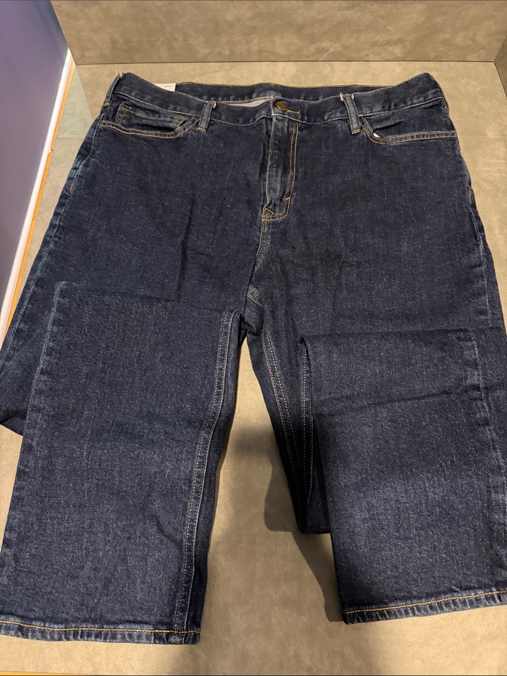 Banana Republic Slim Fit Men's Dark Indigo Denim Jeans 38x34